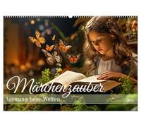 Märchenzauber - Verwunschene Welten (Wandkalender 2026 DIN A2 quer), CALVENDO Monatskalender: Tauchen Sie in die verwunschenen Welten der Märchen ein.