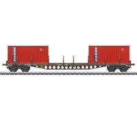 Märklin 47157 Rungenwagen DSB Ep VI Carga Contenedores NUEVO OVP
