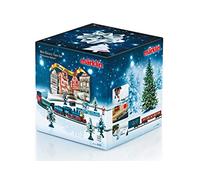 Märklin 81845 Spur Z Paquete de Inicio de Navidad con Locomotora de Vapor, Carro y Mini Mercado navideño, a Partir de 15 años, Escala 1:220