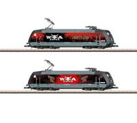 Märklin 88666 Locomotora eléctrica BR 101 W: O:A Wacken Design Spur Z - Locomotora colectora para los Fans de Hard Rock & Metal