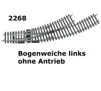 Märklin H0 2268 - Riel Curvo K A La Izquierda Sin Motor (Operación Manual) Nuevo