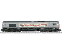 Märklin H0 39071 Locomotora Diésel Clase 66 mfx+, Sonido, Generador de Humo