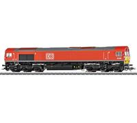 Märklin H0 39076 - Locomotora diésel Clase 66 - Decodificador Digital MFX+, Sonido, Humo, iluminación LED, Alto Rendimiento, época Vi, detallado, 24,7 cm