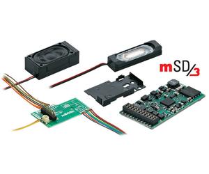 Märklin H0 60975 SoundDecoder mSD3 / 21 pines "para locomotoras de vapor" - N...