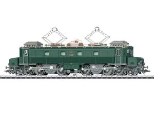 Märklin H0 - Locomotora eléctrica CE 6/8 I - Köfferli - Decodificador Digital mfx+ - Acabado metálico Altamente detallado - Época III - 39521