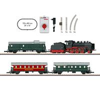 Märklin Modelleisenbahn 81874 - Tren de pasajeros para Museo con Locomotora de Vapor BR 24 - Locomotora Pista Z, 24 cm de Metal con Soporte de plástico, a Partir de 15 años