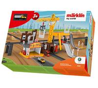 Märklin- My World Baustellen Station Ergänzungspackung Modelo de ferrocarril, Color Amarillo, 50 x 30 x 10 cm (72222)