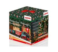 Märklin Start up 29124 - Kit de Inicio de Navidad con Locomotora de Vapor, Coche de pasajeros y vagones de mercancías con diseño navideño, vía H0, a Partir de 6 años, Ideal para Entrar en el