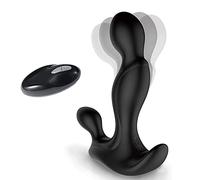 -Mäsajẹadør de Próstātå Pørtátil Ẹsťimuladør de Perineo Vîbradőr Juguétés Séxuáles Hòmbrês Impermeable Cộnsộlādørểs Müjèr Sèxüàl Séxǒ Vībrǎdôręș Contrọl Rẹmoto 7 Mødès/Black