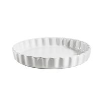 MÄSER Molde para tarta, 27 cm, cerámica, color blanco