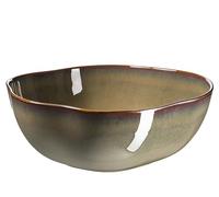 MÄSER Serie Cordelia, cuencos para 6 personas de gres de alta calidad, juego de 6 piezas, platos irregulares, gres, tropical