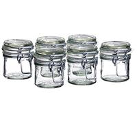 MÄSER, Serie Gothika, tarros con tapón mecánico, Fabricados en Alemania, Muchos tamaños Diferentes, Vidrio, Transparente, 9 cl