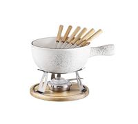 MÄSER, Serie Pintar - Fondue de queso para 6 personas, estilo vintage, gres, color marrón