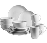 Mäser Vajilla de porcelana Barca, color blanco