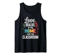 Maestra de educación especial Mamá Aboga Orgullo de inclusión del corazón Camiseta sin Mangas