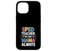 Maestra de educación especial Mamá Aboga Orgullo de inclusión del corazón Carcasa para iPhone 15