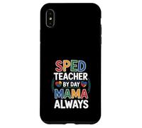 Maestra de educación especial Mamá Aboga Orgullo de inclusión del corazón Carcasa para iPhone XS Max