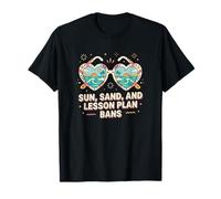 Maestra de Escuela Primaria Sun Sand y Plan de lecciones Camiseta