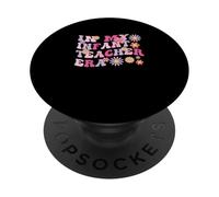 Maestra de guardería enseñando Divertido en mi Infante Maestro era PopSockets PopGrip Adhesivo