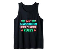 Maestra De Pre Kínder Classroom My Rules Maestra De Camiseta sin Mangas