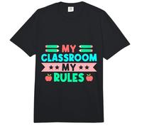 Maestra De Pre Kínder Classroom My Rules Maestra De Comfort Colors Adult Heavyweight T-Shirt