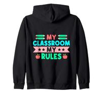 Maestra De Pre Kínder Classroom My Rules Maestra De Sudadera con Capucha