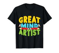 Maestra De Pre Kínder Great Mind Artist Maestra De Camiseta gráfica económica