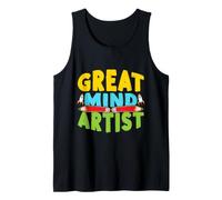 Maestra De Pre Kínder Great Mind Artist Maestra De Camiseta sin Mangas