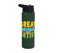 Maestra De Pre Kínder Great Mind Artist Maestra De Stainless Steel Insulated Water Bottle