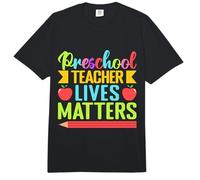 Maestra De Pre Kínder Lives Matters Maestra De Kindergarten Comfort Colors Adult Heavyweight T-Shirt