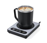 Maestri House Calentador de tazas de café con 9 ajustes de temperatura y temporizador de 1 a 12 horas para el escritorio, calentador de bebidas eléctrico portátil para el hogar y la oficina