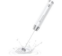 Maestri House Espumador de Leche, Recargable Espumador Leche Electrico con Agitador de Acero Inoxidable, Impermeable Mini Batidor Electrico para Café, matcha, Lattes, capuchino, LunaFro NS