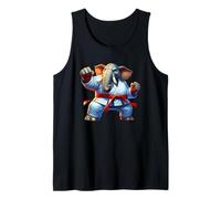 Maestría del Elefante de Karate Camiseta sin Mangas