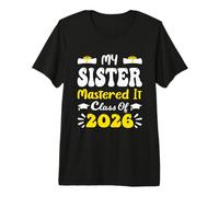 Maestría Doctorado Mi Hermana Dominó La Clase 2026 Hermana Camiseta Premium