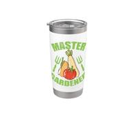 Maestría en el Jardín Maestro Jardinero Vaso térmico de acero inoxidable de doble pared