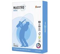 Maestro 9457 A80S extra - Papel A4, 80 g/m², 500 hojas), color blanco