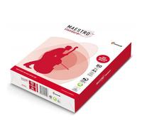 Maestro 94928A80S - Papel normal (A4, 80 g/m², 500 hojas), color blanco