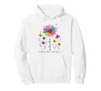 Maestro ayudando a pequeñas Mentes a Crecer diseño Floral Sudadera con Capucha