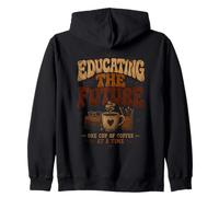 Maestro Café Educación Futuro Pasión Sudadera con Capucha