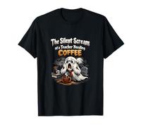 Maestro Cafeína Vida Silencioso Grito Café Fantasma Camiseta