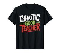 Maestro Caótico Bueno Rompe Las Reglas Divertido Aula Camiseta