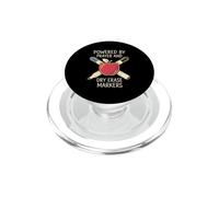 Maestro Cristiano impulsado por la oración borrado en seco Escuela Dominical PopSockets PopGrip para MagSafe