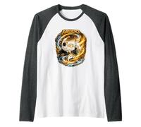 Maestro de Aikido Irimi Nage Camiseta Manga Raglan
