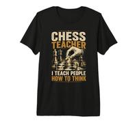 Maestro de Ajedrez Enseño a la Gente a Pensar Camiseta Premium