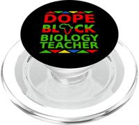 Maestro de biología Negro Dope Orgullo de Carrera de Regreso a Clases PopSockets PopGrip para MagSafe