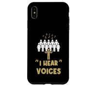 Maestro de Coro Escucho Voces Funny Corista Directores de Coro Carcasa para iPhone XS MAX