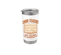 Maestro de Coro Talento Y Humor Improvisación Vaso térmico de acero inoxidable de doble pared