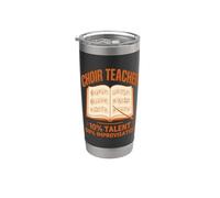 Maestro de Coro Talento Y Humor Improvisación Vaso térmico de acero inoxidable de doble pared