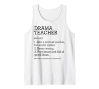 Maestro de Drama Definición de Trabajo Personalizado Divertido Camiseta sin Mangas
