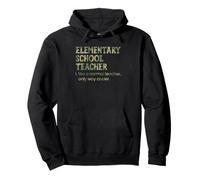 Maestro de Escuela Primaria como Maestro Normal Sudadera con Capucha